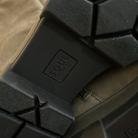 SOUL NATURALIZER Orchid Knee High Side Zip Boots - Dark Olive -Size 11 - Picture 7 of 12